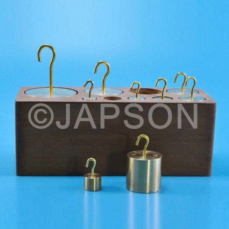 Masses (Weights), Hooked, Brass Masses (Weights), Hooked, Brass